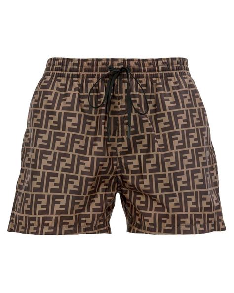 fendi zwembroek bruin|Swimwear .